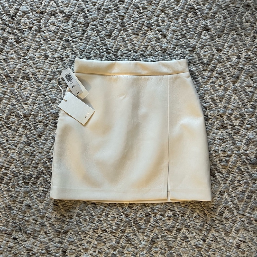 Aritzia Leather Skirt